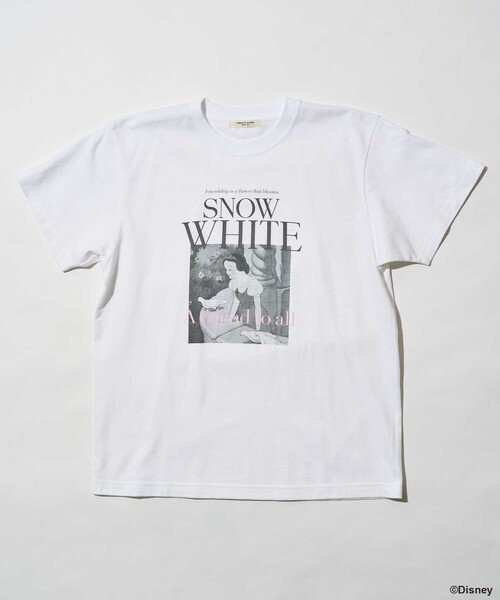 FREAK'S STORE tシャツ 「DISNEY Snow White」 モノクロフロント
