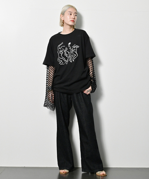 「6」 長袖ニット FREE ブラック レディース CITYSHOP 「CITYSHOP」 長袖ニット FREE ブラック レディース