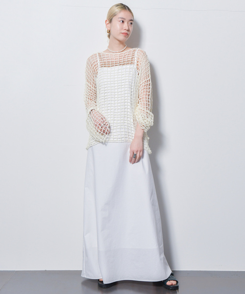 CITYSHOP シティショップ  レディース  ニット  SIZE Free ホワイト やや傷や汚れあり CITYSHOP 「CITYSHOP」 長袖ニット FREE ブラック レディース
