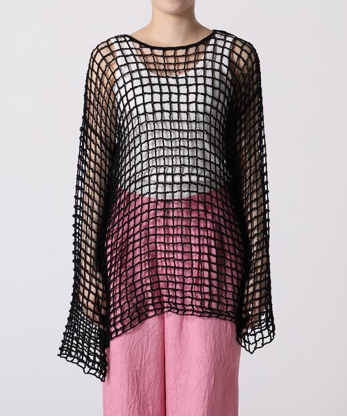 CITYSHOP シティショップ  レディース  ニット  SIZE Free ホワイト やや傷や汚れあり CITYSHOP 「CITYSHOP」 長袖ニット FREE ブラック レディース