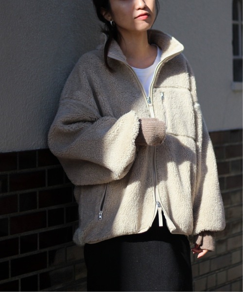 FRAMeWORK（フレームワーク） ジップアップブルゾン FREE ブラウン