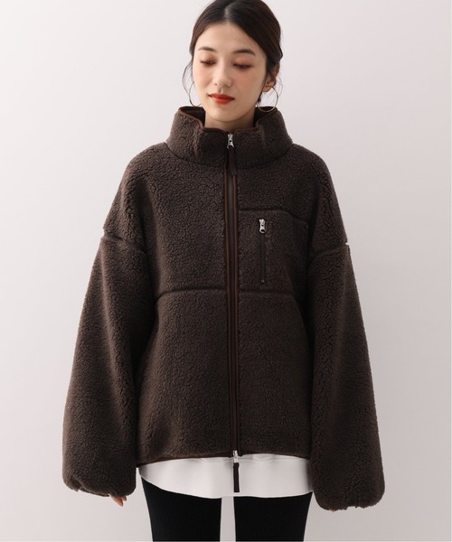 FRAMeWORK（フレームワーク） ジップアップブルゾン FREE ブラウン