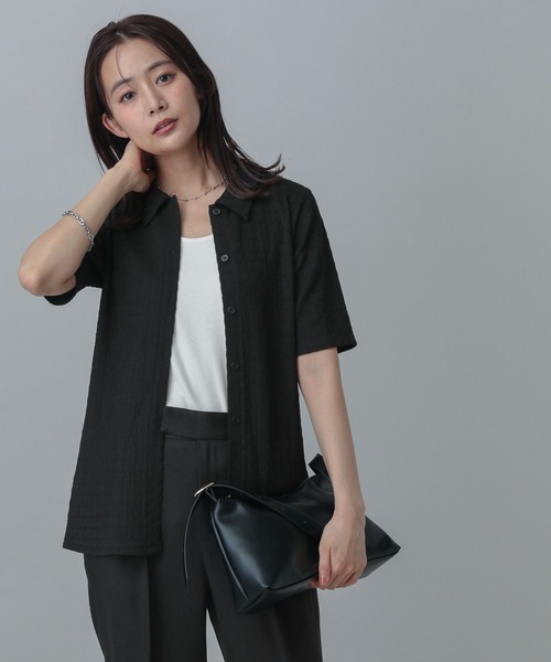 GLOBAL WORK（グローバルワーク） ブラウス シャツ 夏 半袖 MATINEE