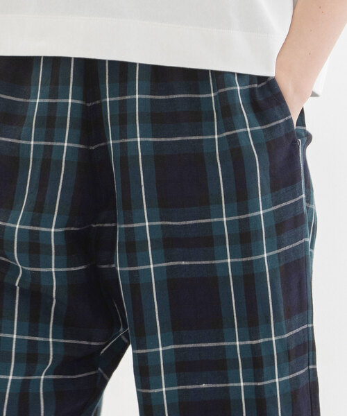 nop de nod（ノップドゥノッド） パンツ リネンレーヨンストレート