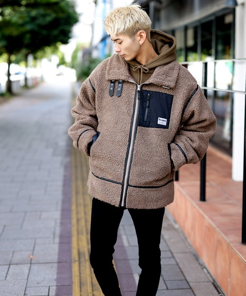 「ADMIX/ATELIER SAB MEN」 ブルゾン 48 ベージュ メンズ_画像6