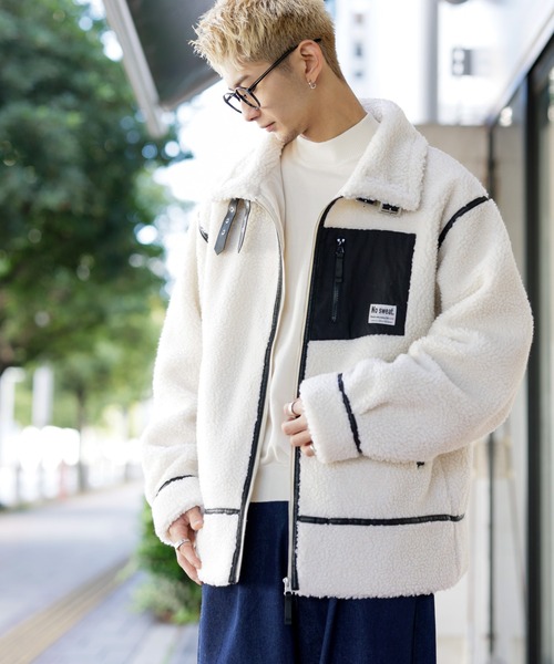 「ADMIX/ATELIER SAB MEN」 ブルゾン 48 ベージュ メンズ_画像7