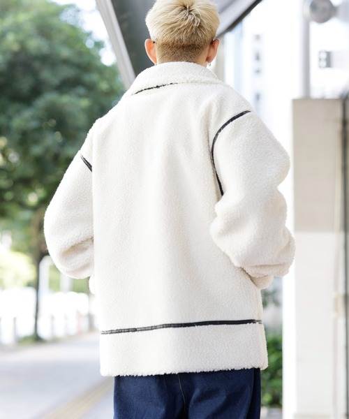 「ADMIX/ATELIER SAB MEN」 ブルゾン 48 ベージュ メンズ_画像9