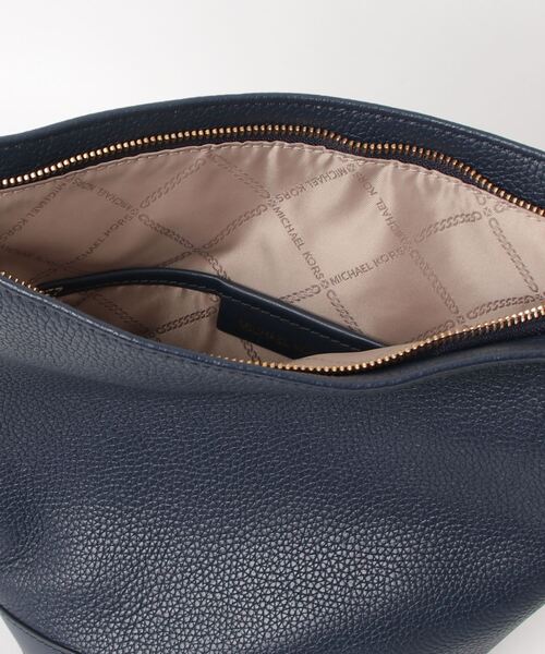 MICHAEL KORS ネイビー ショルダーバッグ MICHAEL KORS ショルダーバッグ マイケルコース レザー ネイビー