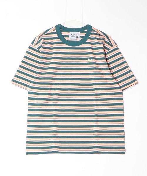 正品 adidas Stripe T-shirt アディダス ストライプ 半袖Tシャツ adidas｜【公式】アディダス adidas アディカラースリー