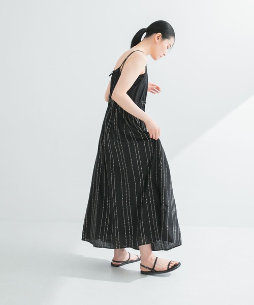 URBAN RESEARCH ワンピース スパンコール刺繍キャミワンピース