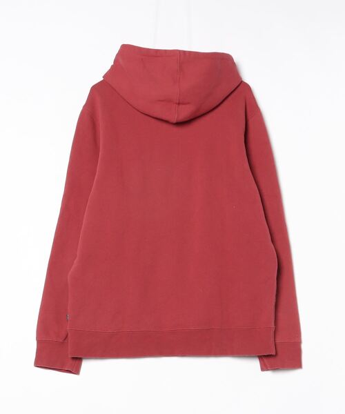 HUF（ハフ） 刺繍プルオーバーパーカー L レッド メンズ : ZOZOTOWN