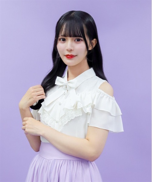 【２点セット】リボン付きマリンブラウス、大きなリボンのスカート★axes他 マリンチャームリボンブラウス | POETIQUE -outlet- | axes femme 公式
