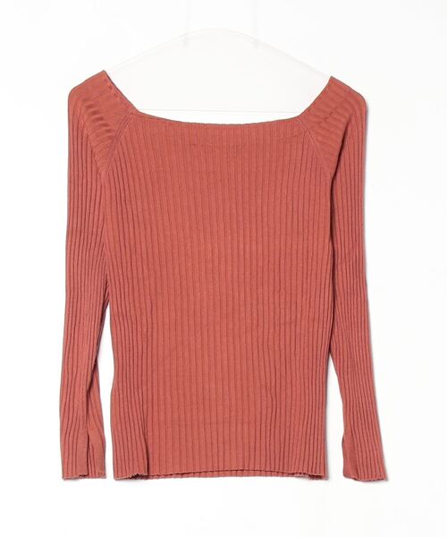 「Marilyn Moon」 長袖ニット 46 ブラウン レディース_画像2