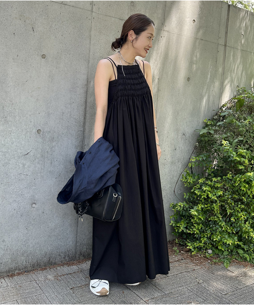 【新品未使用】JOURNAL STANDARD キャミソールワンピース　Aライン JOURNAL STANDARD ワンピース ピンタックキャミソールワンピース