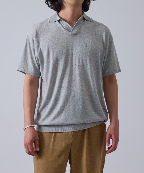 LE CERCLE par rope' ポロシャツ 「men's」ワンポイントロゴ