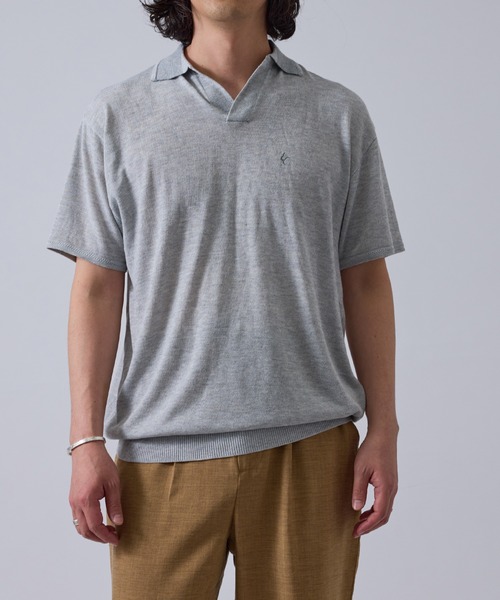 LE CERCLE par rope' ポロシャツ 「men's」ワンポイントロゴ