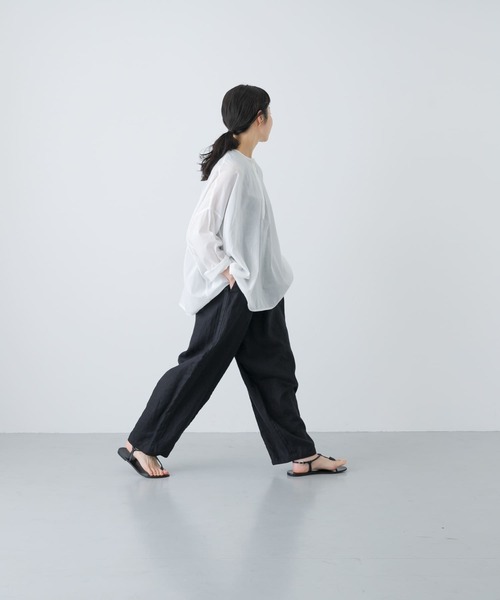 かぐれ パンツ リネンボリュームパンツ レディース : ZOZOTOWN