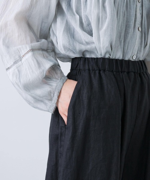 かぐれ パンツ リネンボリュームパンツ レディース : ZOZOTOWN