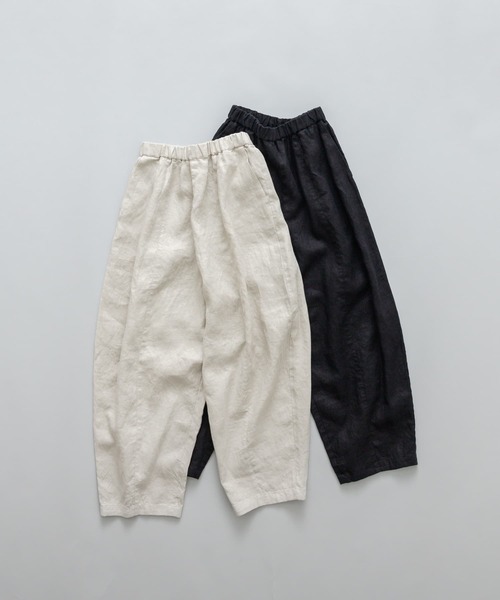 かぐれ パンツ リネンボリュームパンツ レディース : ZOZOTOWN