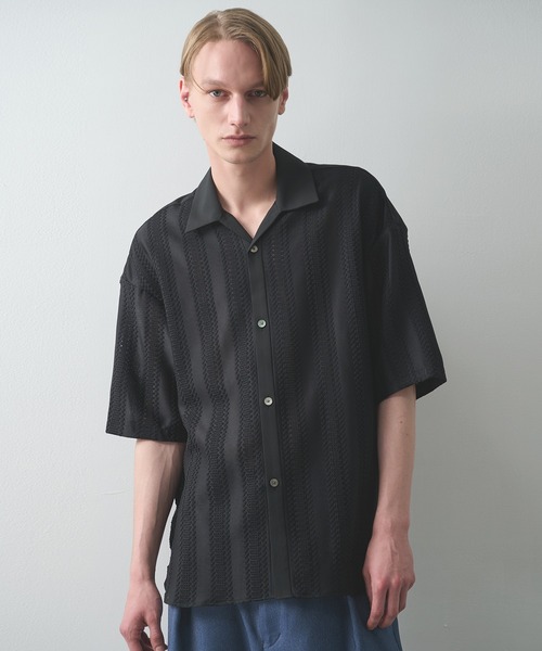 STUDIOUS レースシャツ STUDIOUS（ステュディオス） シャツ 「STUDIOUS」RUSSELL LACE SHIRTS