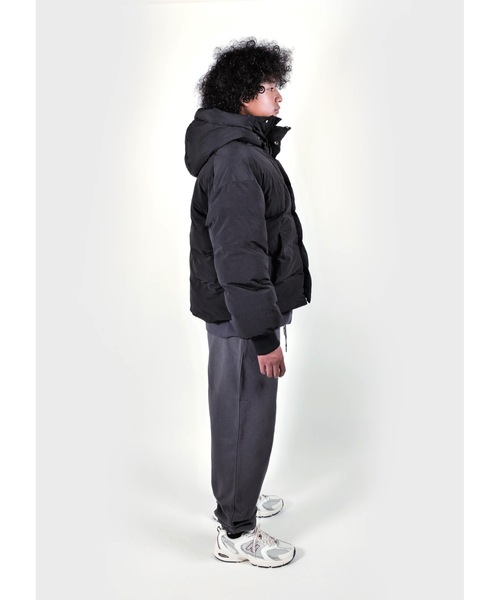 ダウンジャケット ダウン Short Puff Hood Jacket メンズ レディースの画像