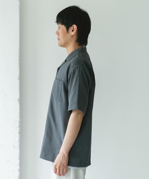 URBAN RESEARCHショートシャツ URBAN RESEARCH シャツ ウォッシャブルウールサイロフィル
