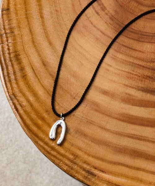 JAMIRAYBean モチーフ コードネックレス　シルバー JAMIRAY｜ビーン モチーフ コード ネックレス “BEAN MOTIF CORD