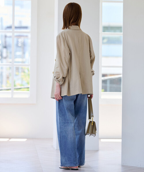 SLOBE IENA（スローブイエナ） テーラードジャケット - ベージュ