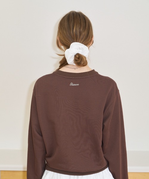 chouchou様 GIUNON シュシュ embroidery cotton big chouchou / エンブロイ