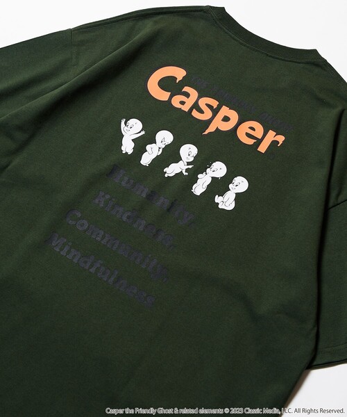 「FREAK'S STORE」 半袖Tシャツ「CASPERコラボ」 MEDIUM ホワイト メンズ