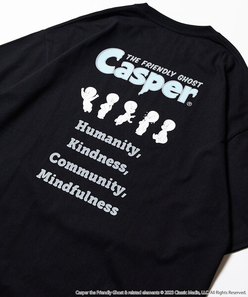「FREAK'S STORE」 半袖Tシャツ「CASPERコラボ」 MEDIUM ホワイト メンズ