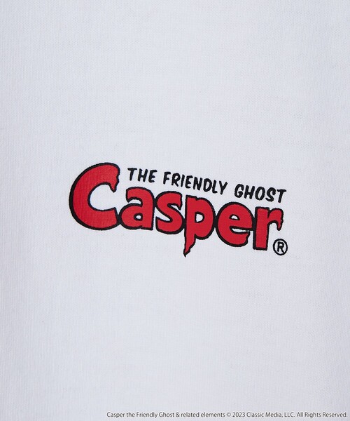 「FREAK'S STORE」 半袖Tシャツ「CASPERコラボ」 MEDIUM ホワイト メンズ