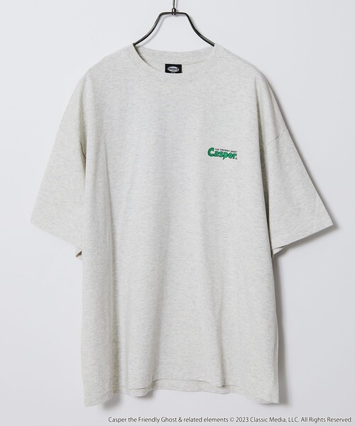 「FREAK'S STORE」 半袖Tシャツ「CASPERコラボ」 MEDIUM ホワイト メンズ