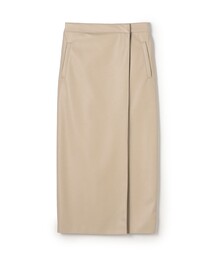 Ballsey（ボールジィ） ロング スカート レザーライククロス ラップ