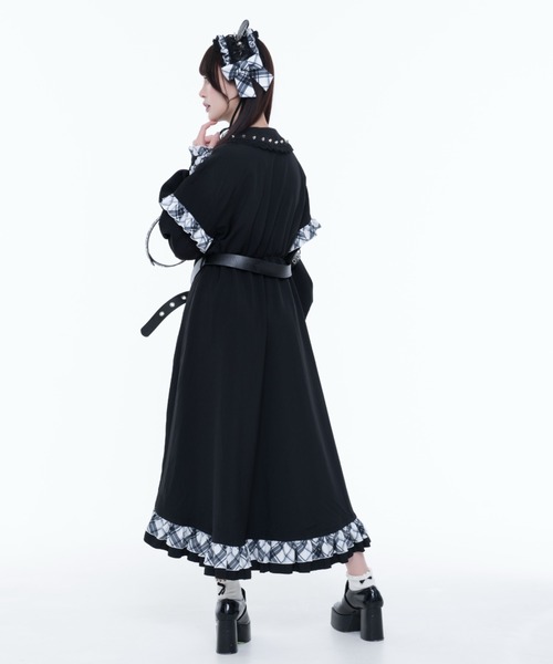セットアップ 「TRAVAS TOKYO/トラバス トーキョー」チェック切替ワンピース レディース_5