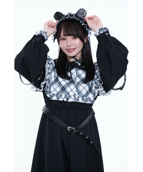 セットアップ 「TRAVAS TOKYO/トラバス トーキョー」チェック切替ワンピース レディース_7
