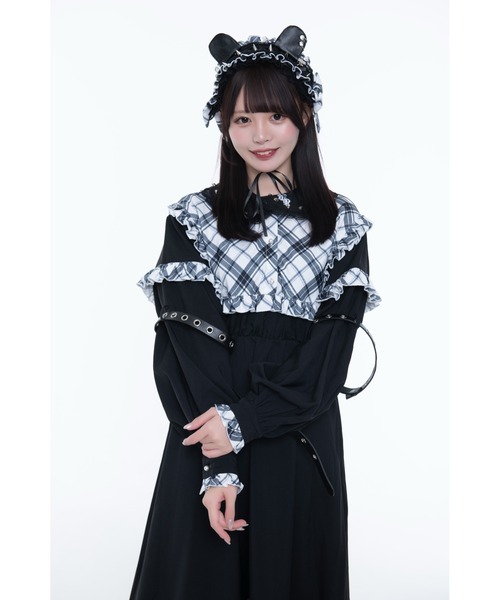 セットアップ 「TRAVAS TOKYO/トラバス トーキョー」チェック切替ワンピース レディース_6