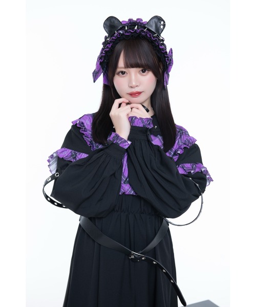 セットアップ 「TRAVAS TOKYO/トラバス トーキョー」チェック切替ワンピース レディース_14