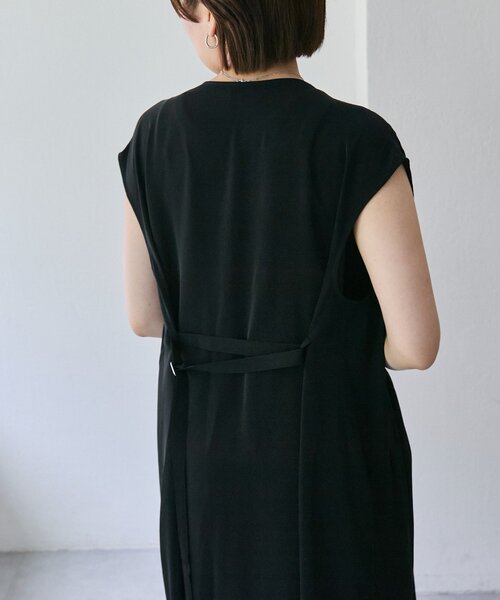 ear PAPILLONNER チュニック プリーツジレワンピース「SUM1
