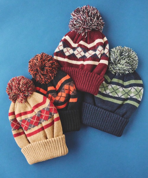 ADRER（アドラー） ニットキャップ FREE ブラック メンズ : ZOZOTOWN