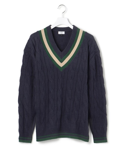 J.PRESS YORK STREET セーター ニット 「UNISEX」チルデンVネック