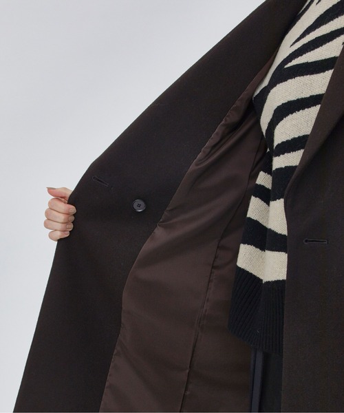 「UNITED TOKYO」 チェスターコート 1 ブラック レディース_画像9