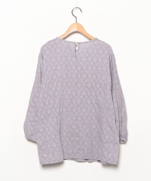 「conges payes ADIEU TRISTESSE」 7分袖ブラウス 38 ラベンダー レディース_画像2