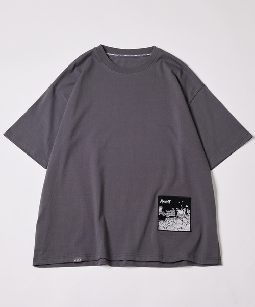 「AIVER」 半袖Tシャツ SMALL チャコールグレー メンズ_画像2
