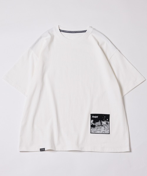 「AIVER」 半袖Tシャツ SMALL チャコールグレー メンズ_画像6