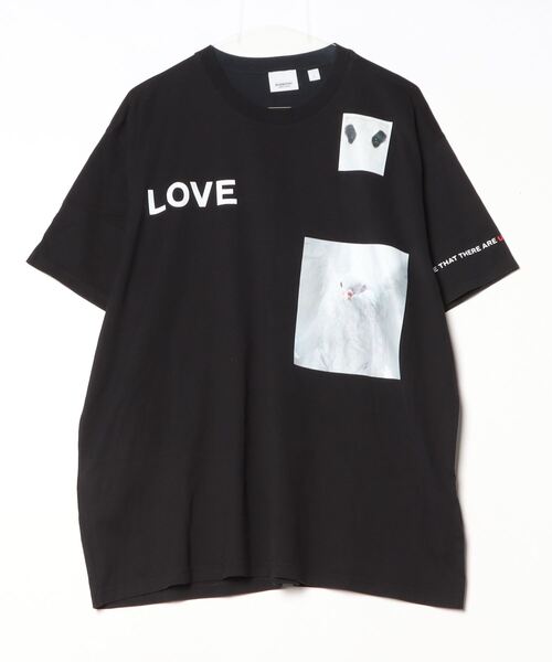 BURBERRY バーバリー メンズ ブラック Tシャツ 半袖Tシャツ BURBERRY（バーバリー） 半袖Tシャツ L ブラック メンズ : ZOZOTOWN