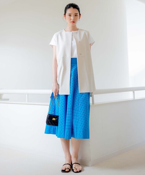 「組曲」 半袖Tシャツ 2 ピンク レディース_画像9