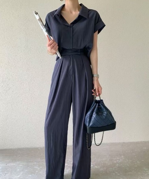 「FAVORITO」 セットアップ F ネイビー レディース_画像2