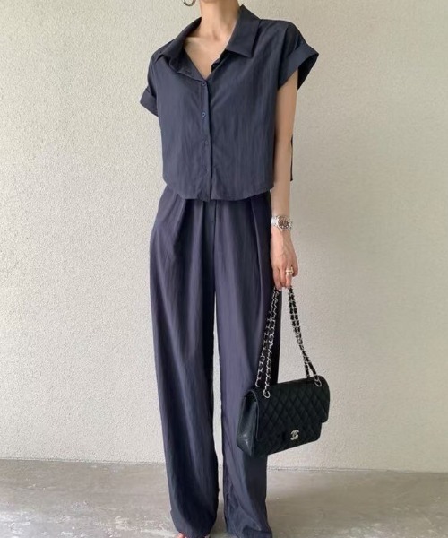 「FAVORITO」 セットアップ F ネイビー レディース_画像3