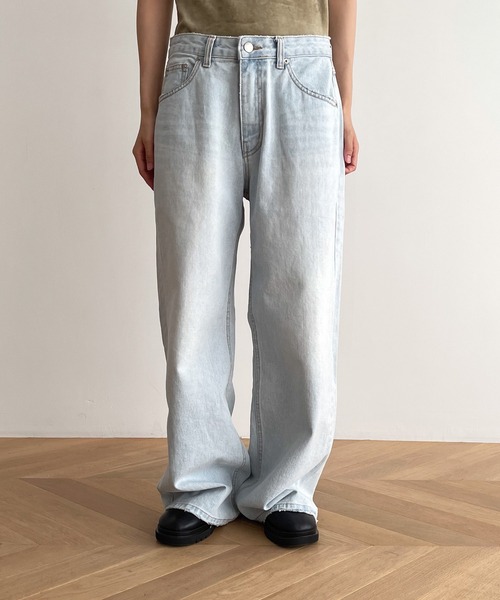 CANAL JEAN（キャナルジーン） 「el mar」加工デニムパンツ SMALL